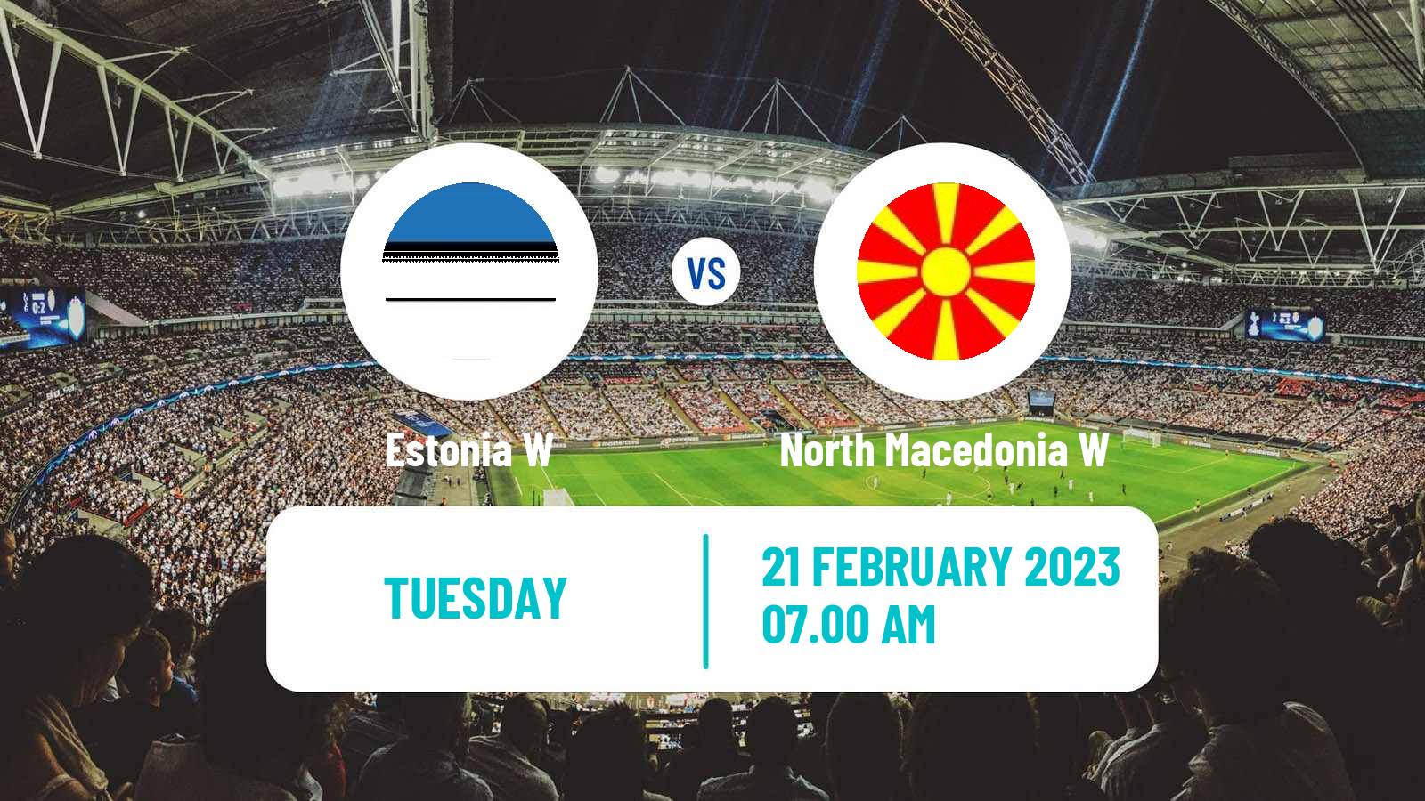 Soccer Friendly International Women Estonia W - North Macedonia W