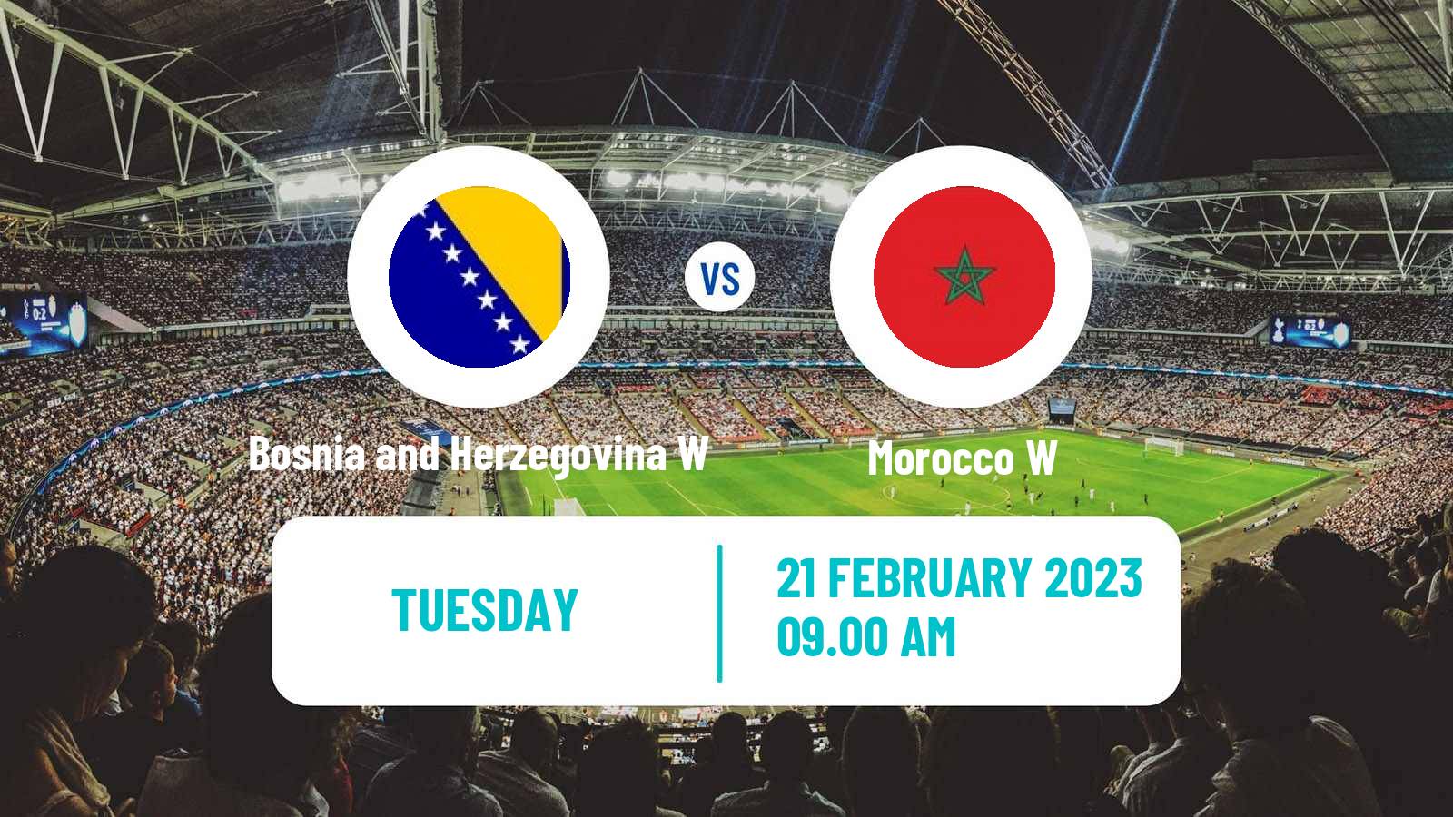 Soccer Friendly International Women Bosnia and Herzegovina W - Morocco W