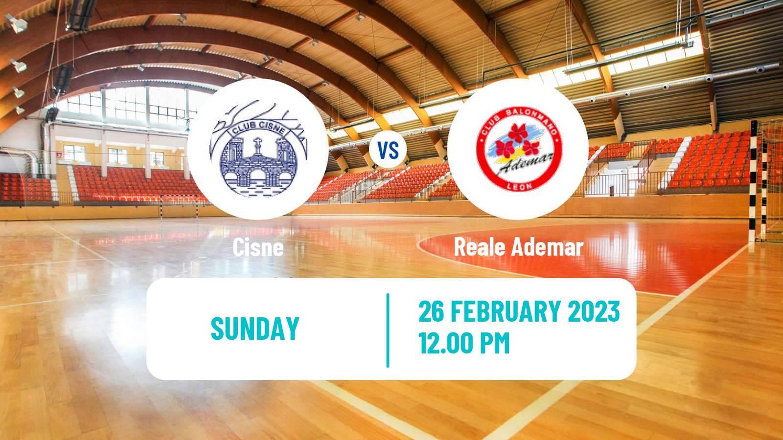 Handball Spanish Liga ASOBAL Cisne - Reale Ademar