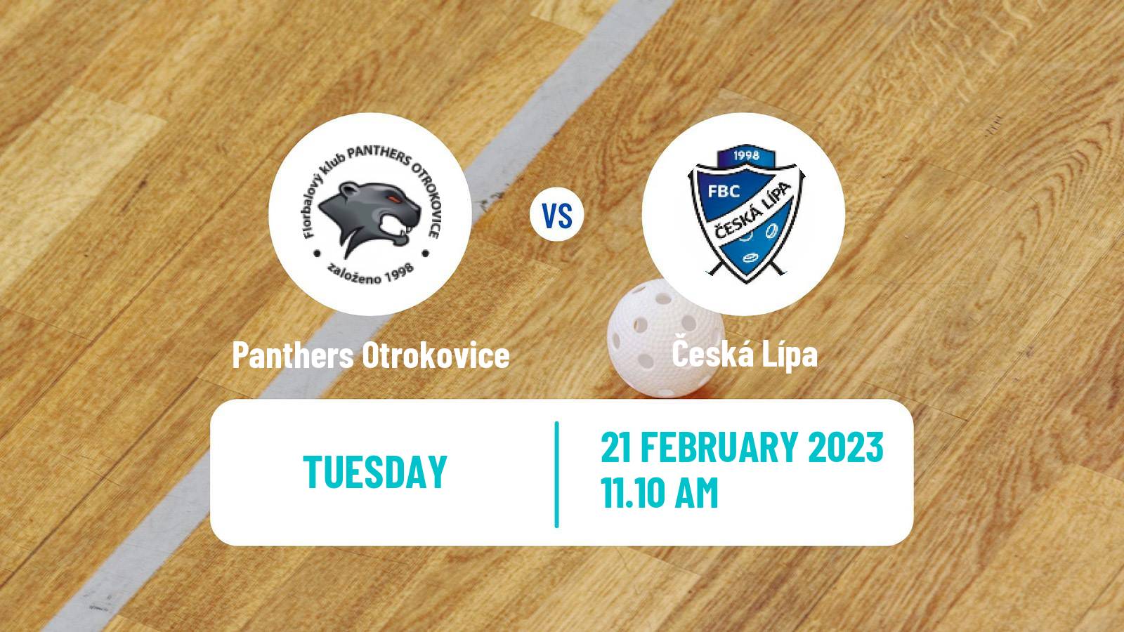 Floorball Czech Superliga Floorball Panthers Otrokovice - Česká Lípa
