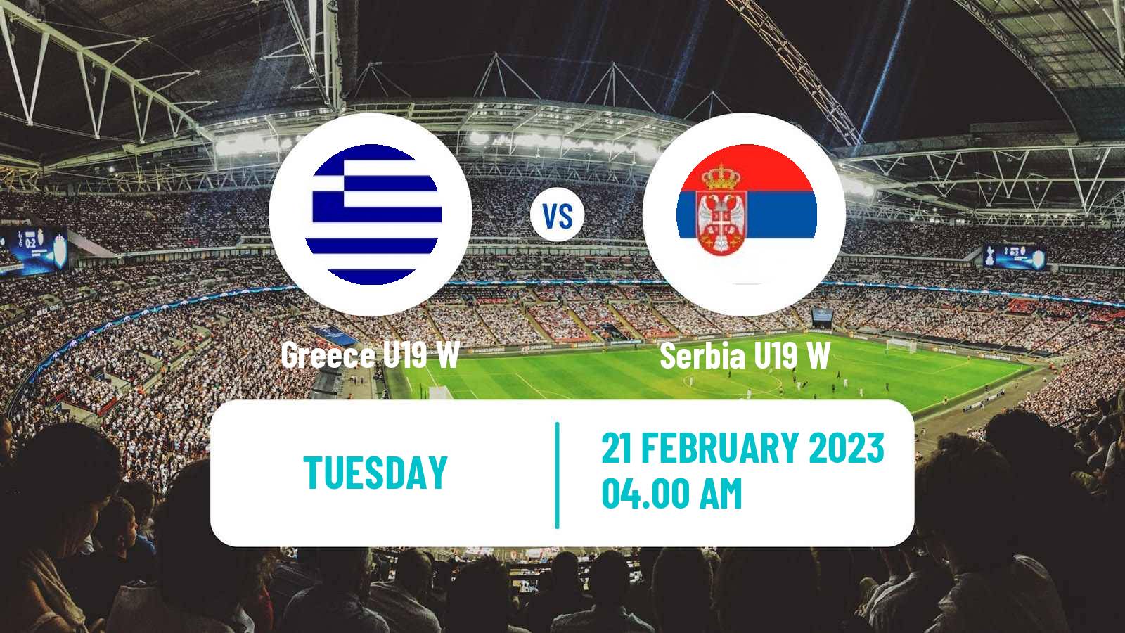 Soccer Friendly International Women Greece U19 W - Serbia U19 W