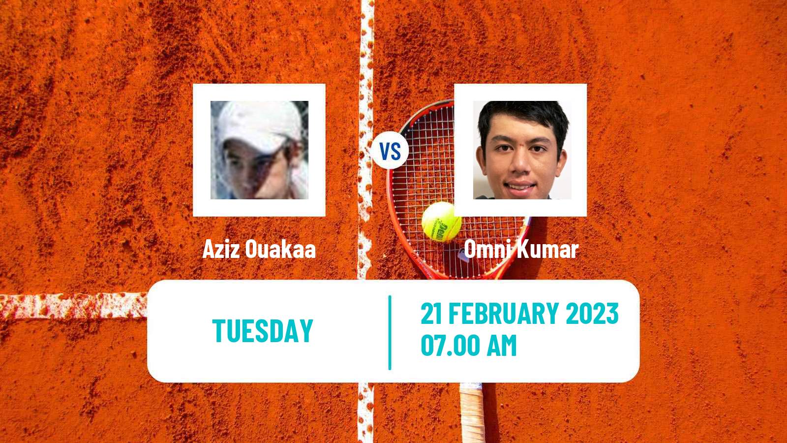 Tennis ITF Tournaments Aziz Ouakaa - Omni Kumar