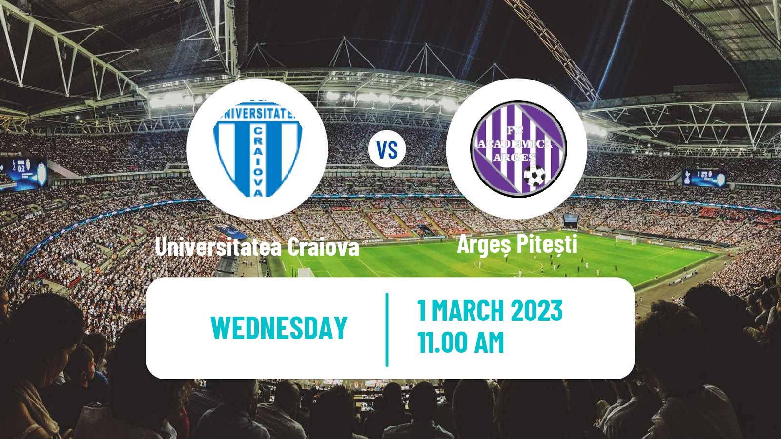 Soccer Romanian Liga 1 Universitatea Craiova - Argeș Pitești