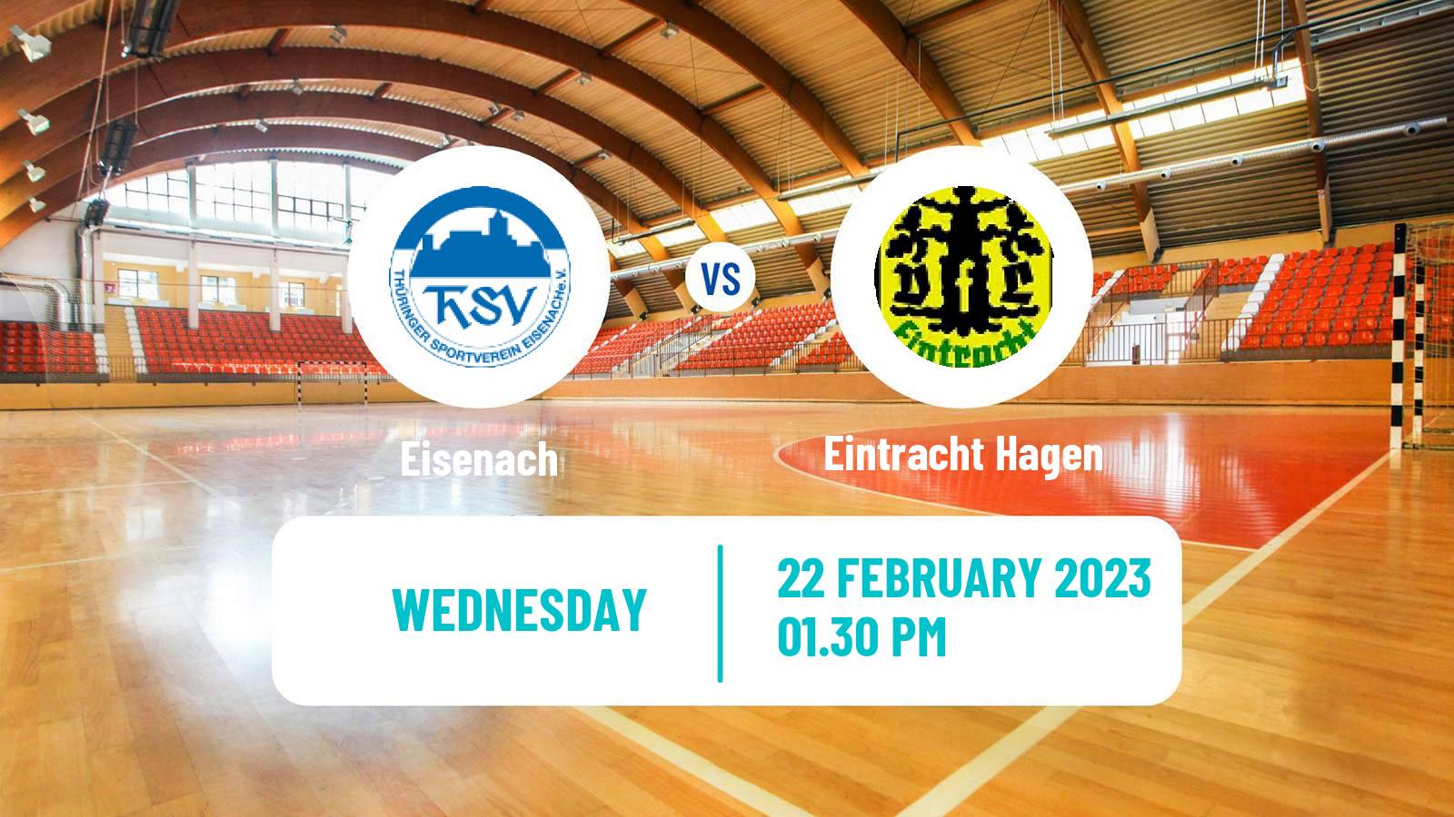 Handball German 2 Bundesliga Handball Eisenach - Eintracht Hagen