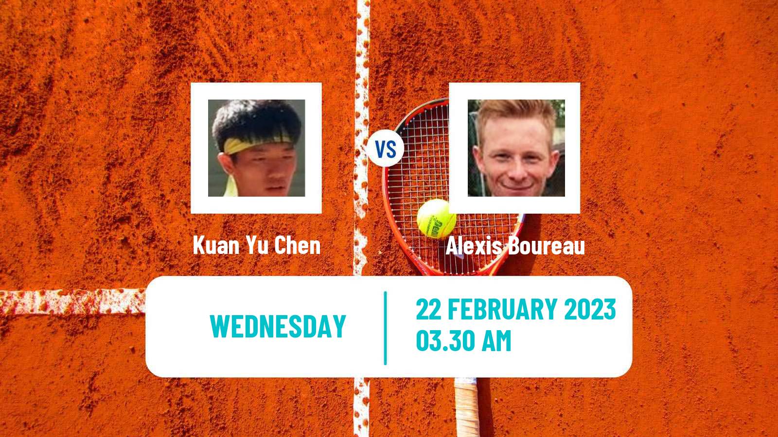 Tennis ITF Tournaments Kuan Yu Chen - Alexis Boureau