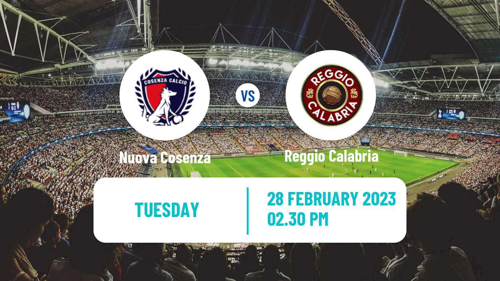 Soccer Italian Serie B Nuova Cosenza - Reggina