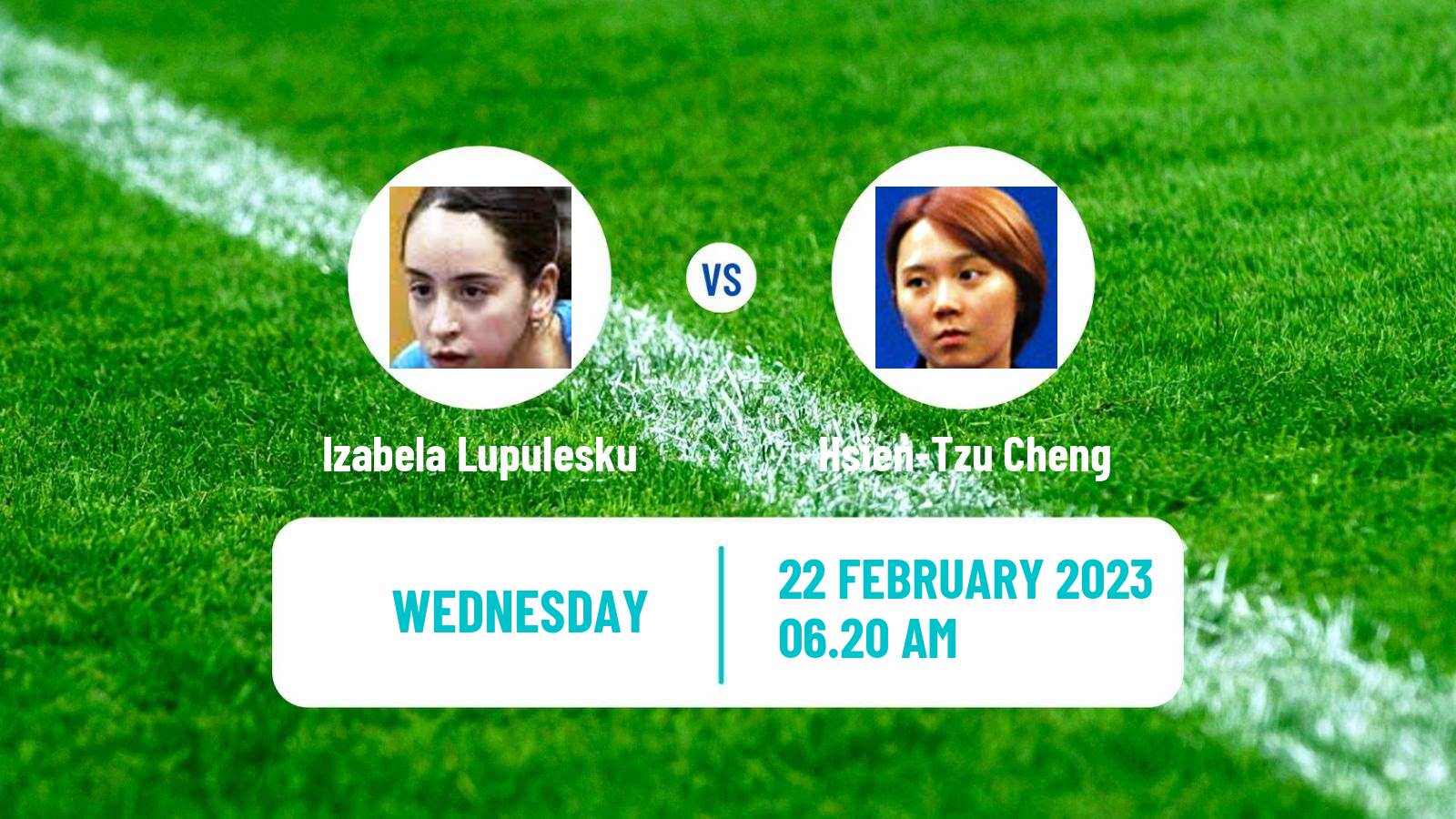 Table tennis Table Tennis Izabela Lupulesku - Hsien-Tzu Cheng