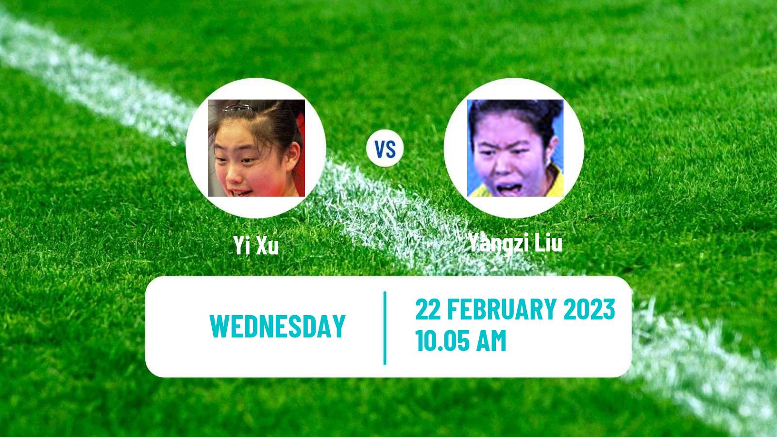 Table tennis Table Tennis Yi Xu - Yangzi Liu