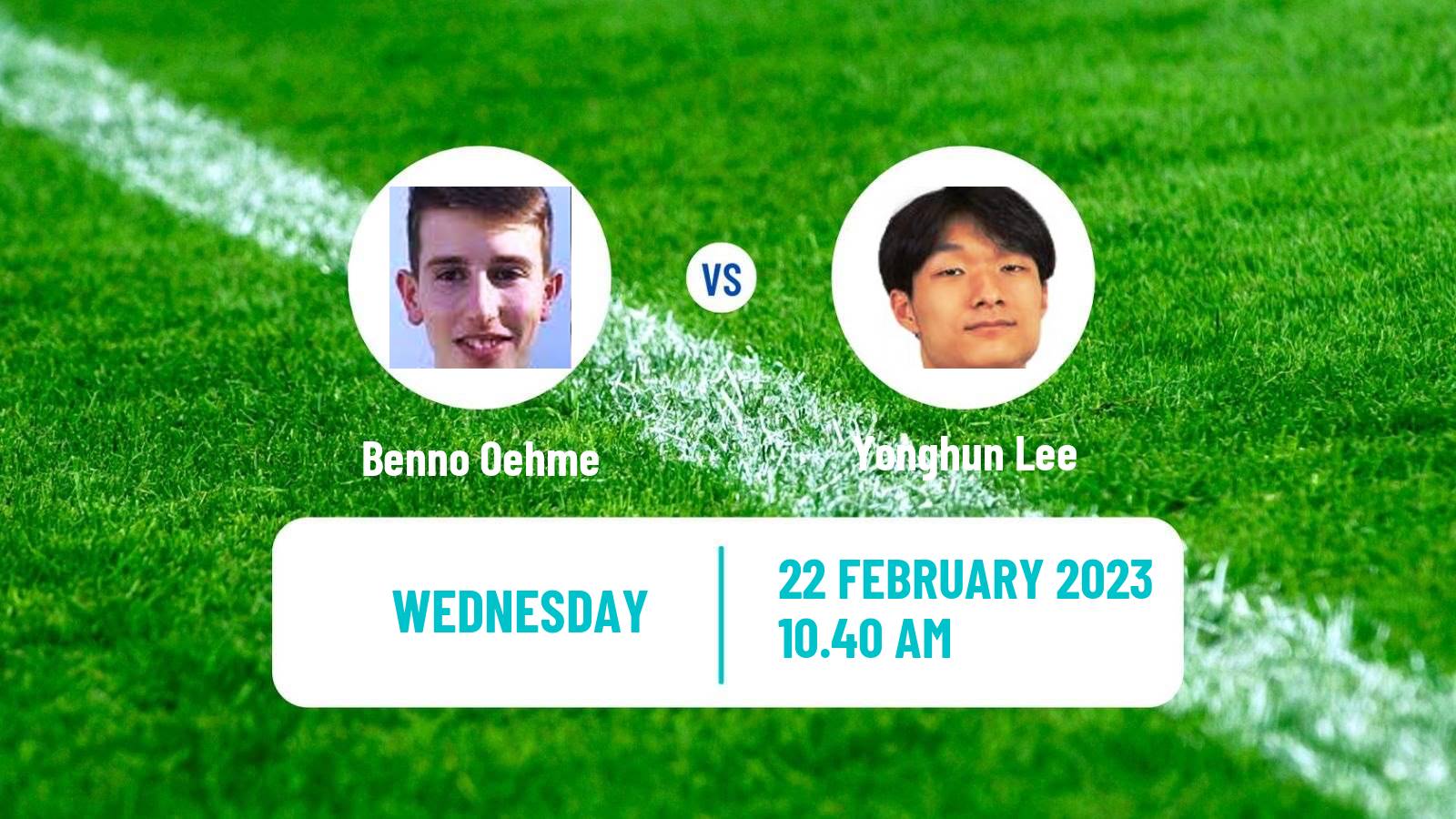 Table tennis Table Tennis Benno Oehme - Yonghun Lee