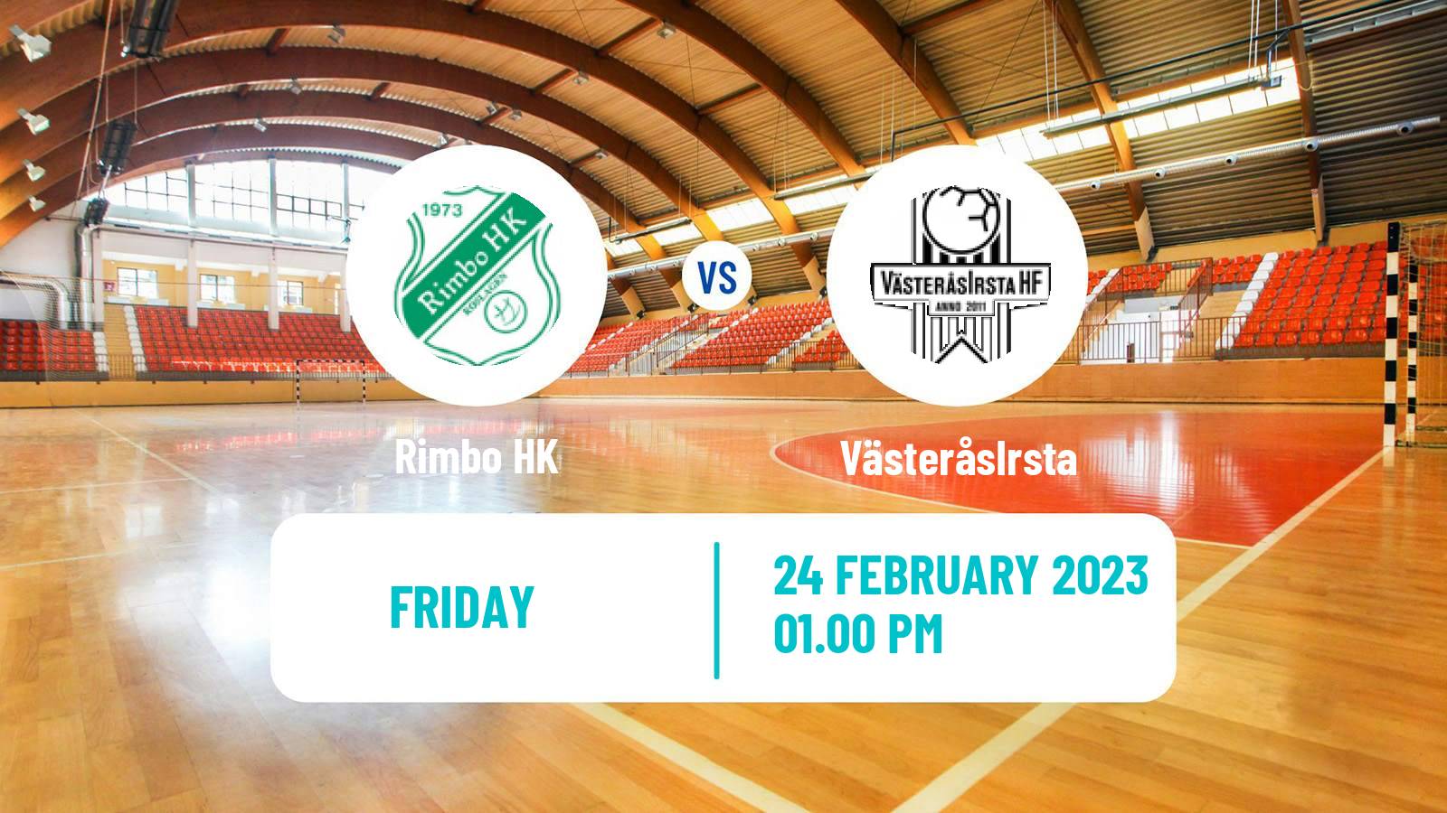 Handball Swedish Allsvenskan Handball Rimbo - VästeråsIrsta