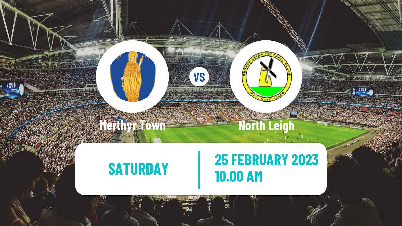 Soccer English Southern League South Division Merthyr Town - North Leigh
