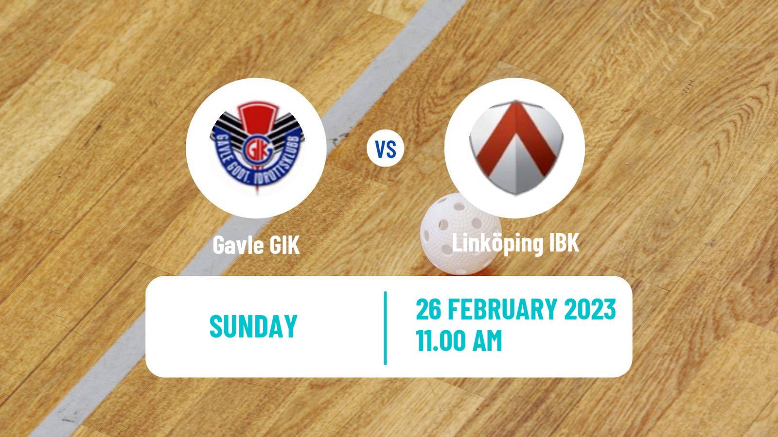 Floorball Swedish Superligan Floorball Gavle GIK - Linköping IBK