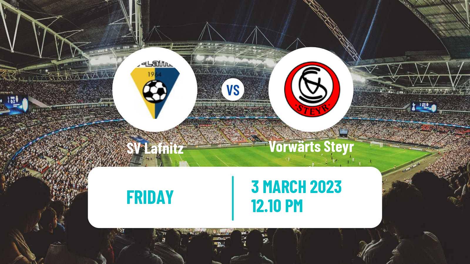 Soccer Austrian 2 Liga Lafnitz - Vorwärts Steyr
