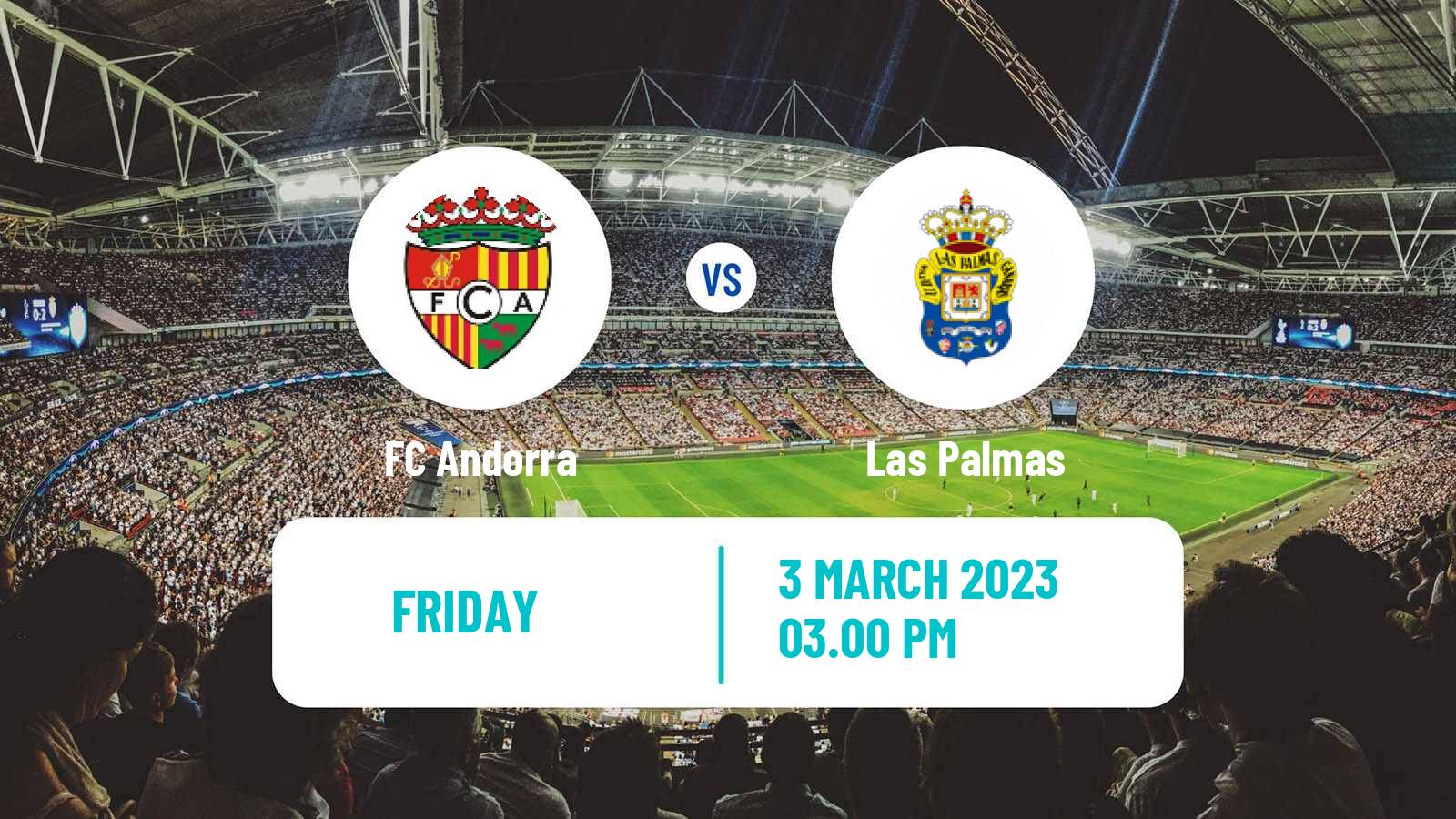 Football Spanish LaLiga2 FC Andorra - Las Palmas