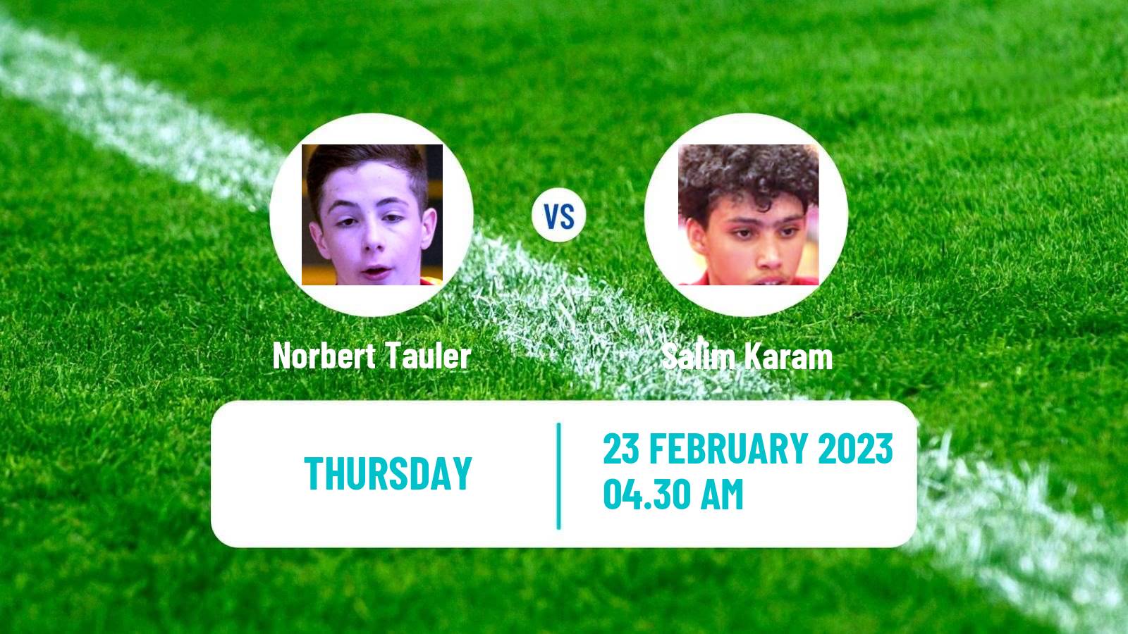 Table tennis Table Tennis Norbert Tauler - Salim Karam