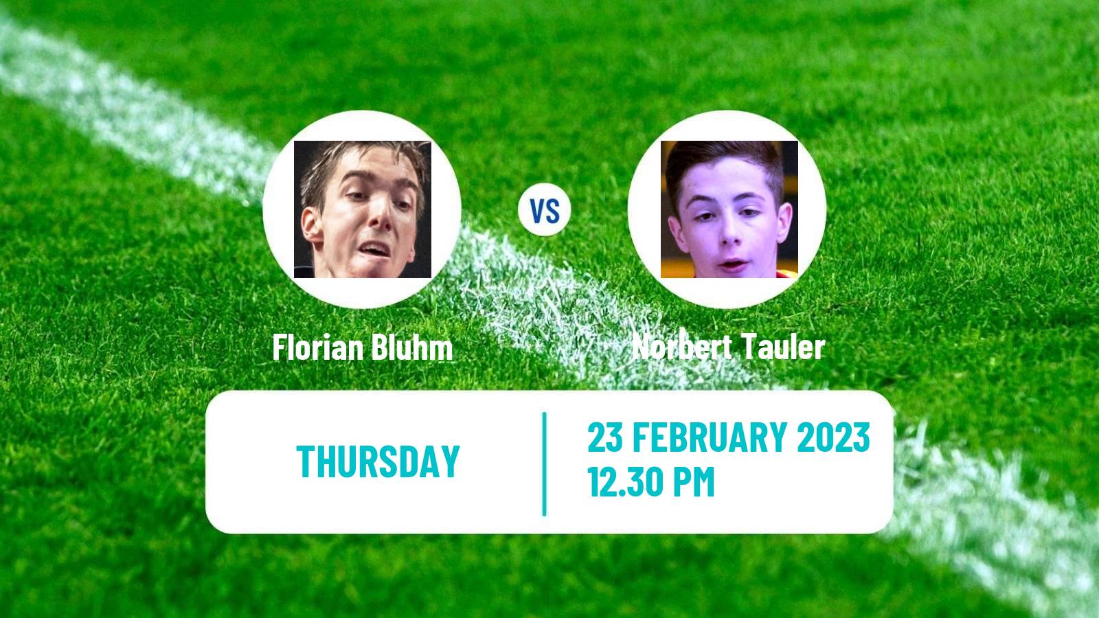 Table tennis Table Tennis Florian Bluhm - Norbert Tauler