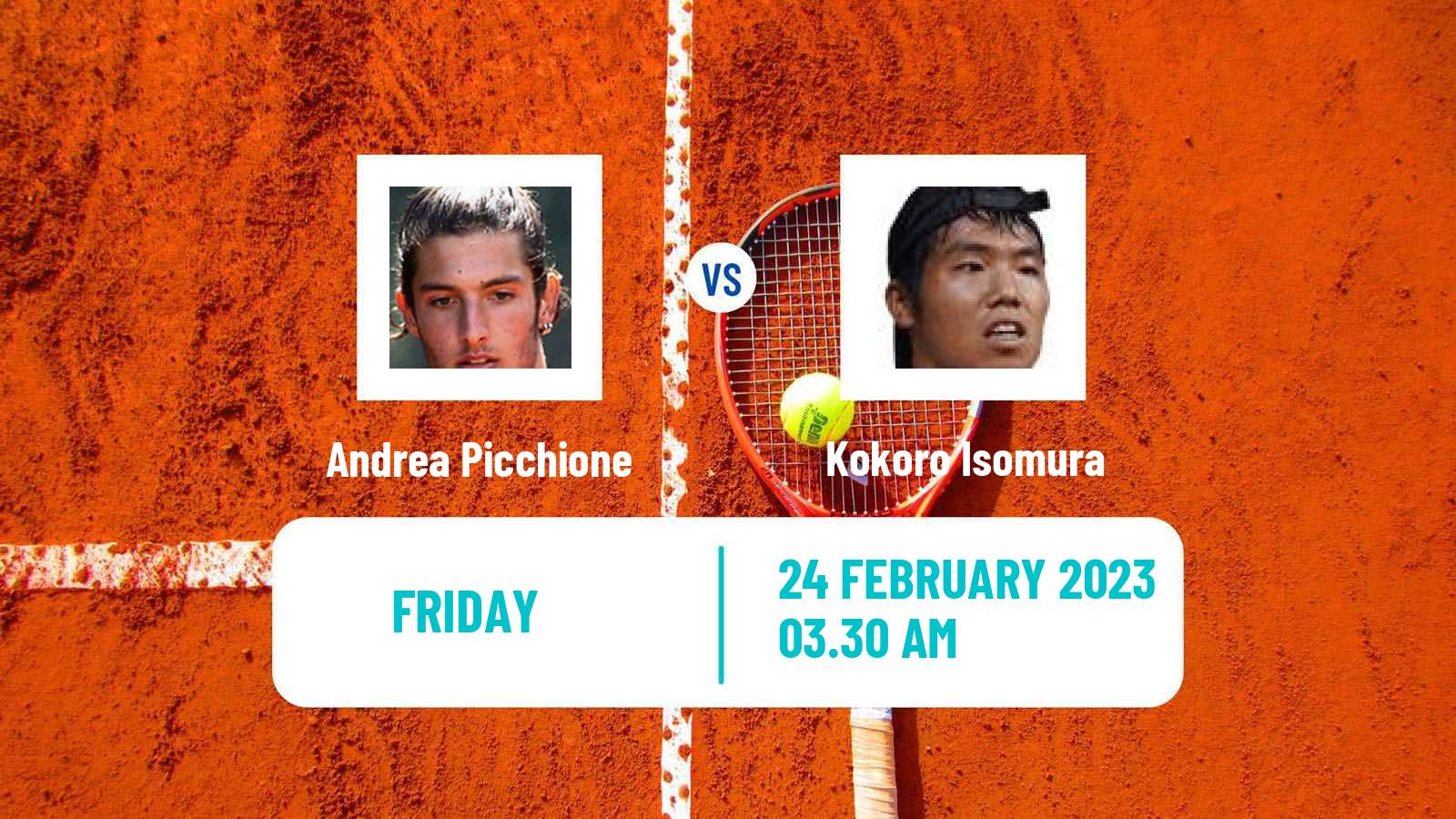 Tennis ITF Tournaments Andrea Picchione - Kokoro Isomura