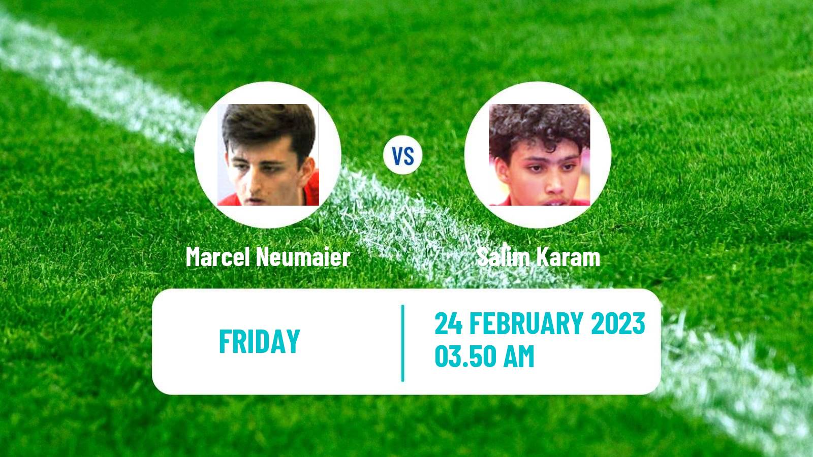 Table tennis Table Tennis Marcel Neumaier - Salim Karam