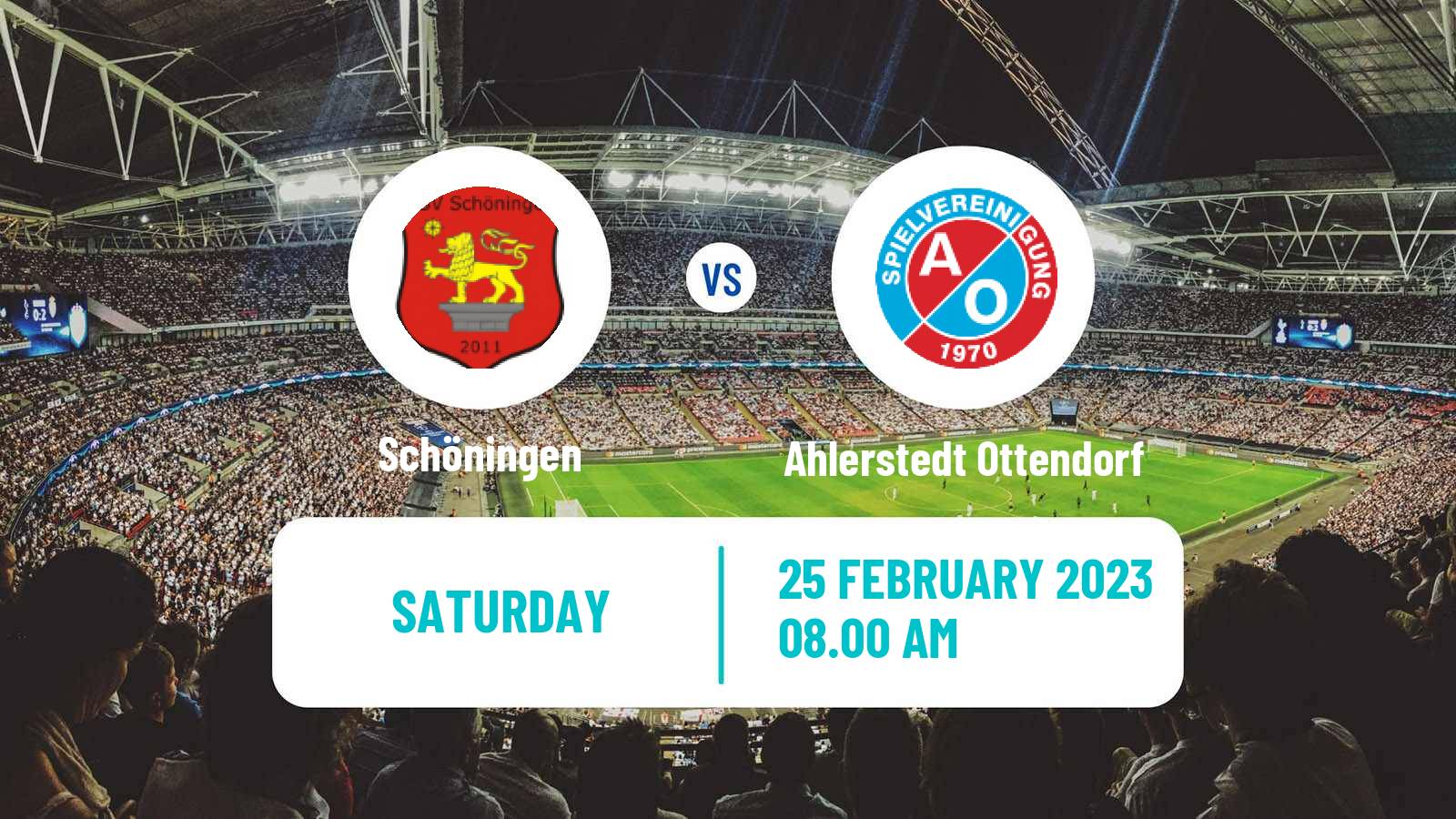 Soccer German Oberliga Niedersachsen Schöningen - Ahlerstedt Ottendorf