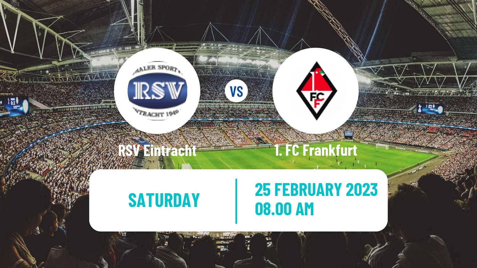 Football German Oberliga NOFV-Nord RSV Eintracht - 1. FC Frankfurt
