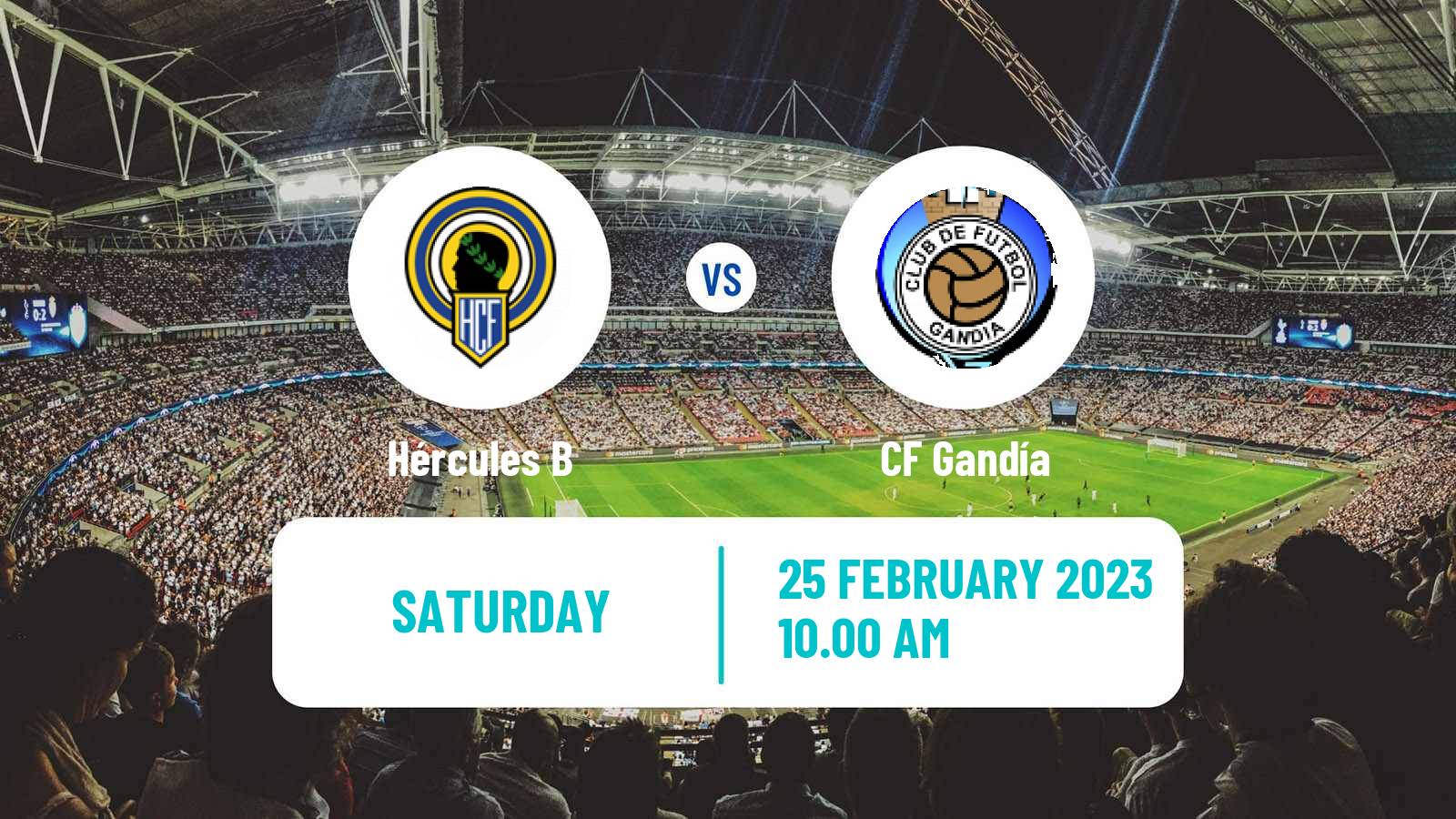 Soccer Spanish Tercera RFEF - Group 6 Hércules B - Gandía