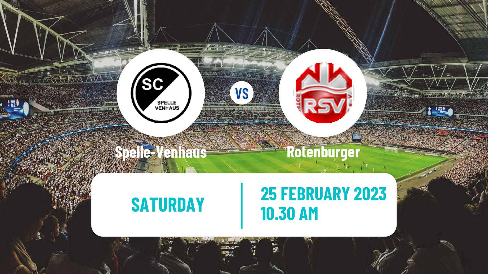 Soccer German Oberliga Niedersachsen Spelle-Venhaus - Rotenburger