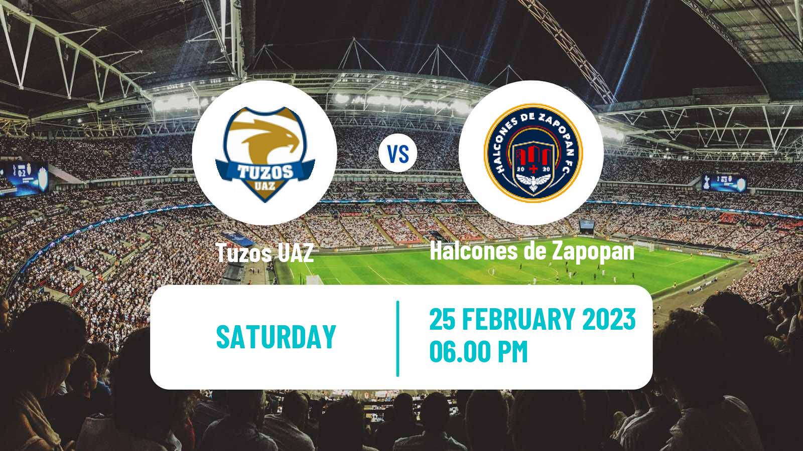 Soccer Mexican Liga Premier Serie A Tuzos UAZ - Halcones