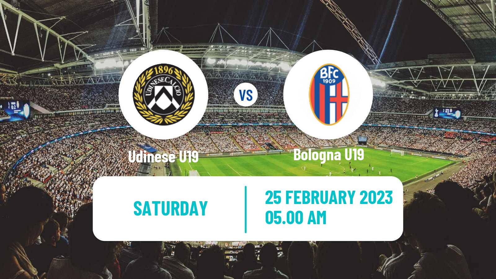 Soccer Italian Primavera 1 Udinese U19 - Bologna U19