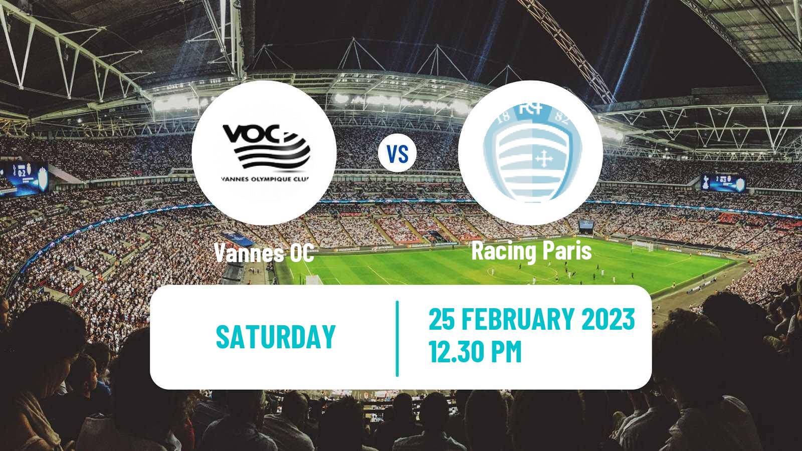 Soccer French National 2 - Group A Vannes - Racing Paris