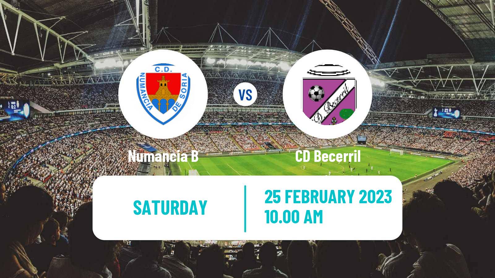 Soccer Spanish Tercera RFEF - Group 8 Numancia B - Becerril