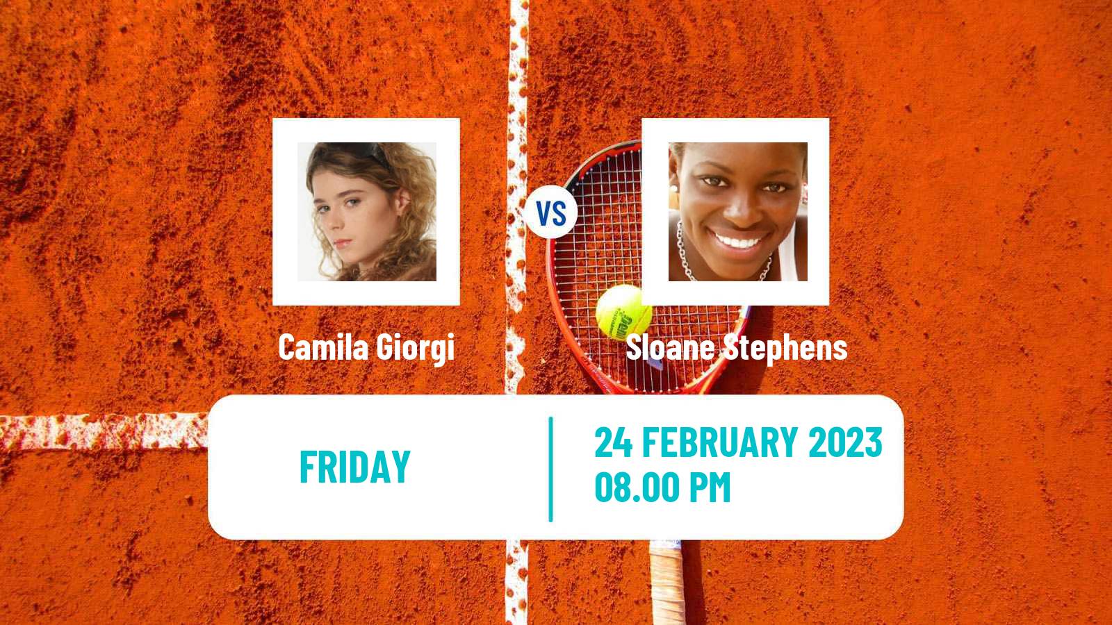 Tennis WTA Merida Camila Giorgi - Sloane Stephens