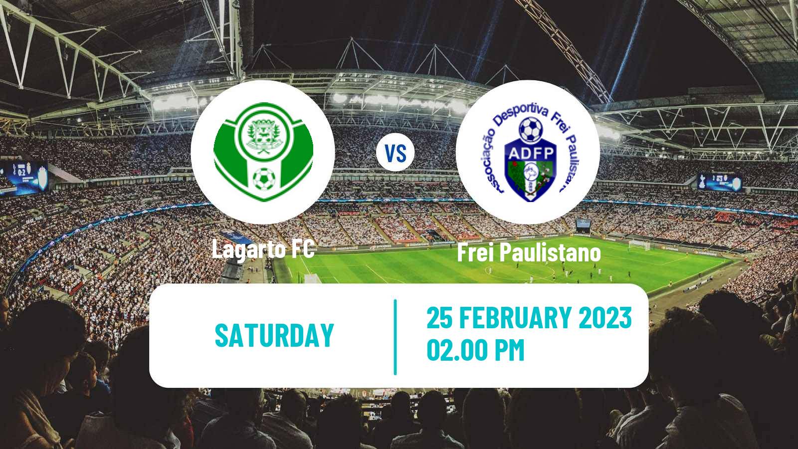 Soccer Brazilian Campeonato Sergipano Lagarto - Frei Paulistano