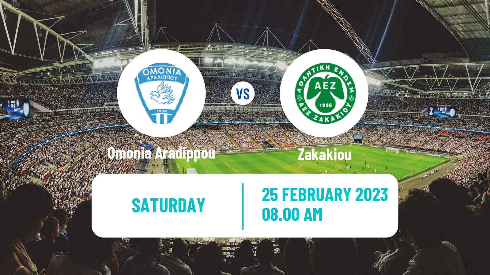 Soccer Cypriot Division 2 Omonia Aradippou - Zakakiou
