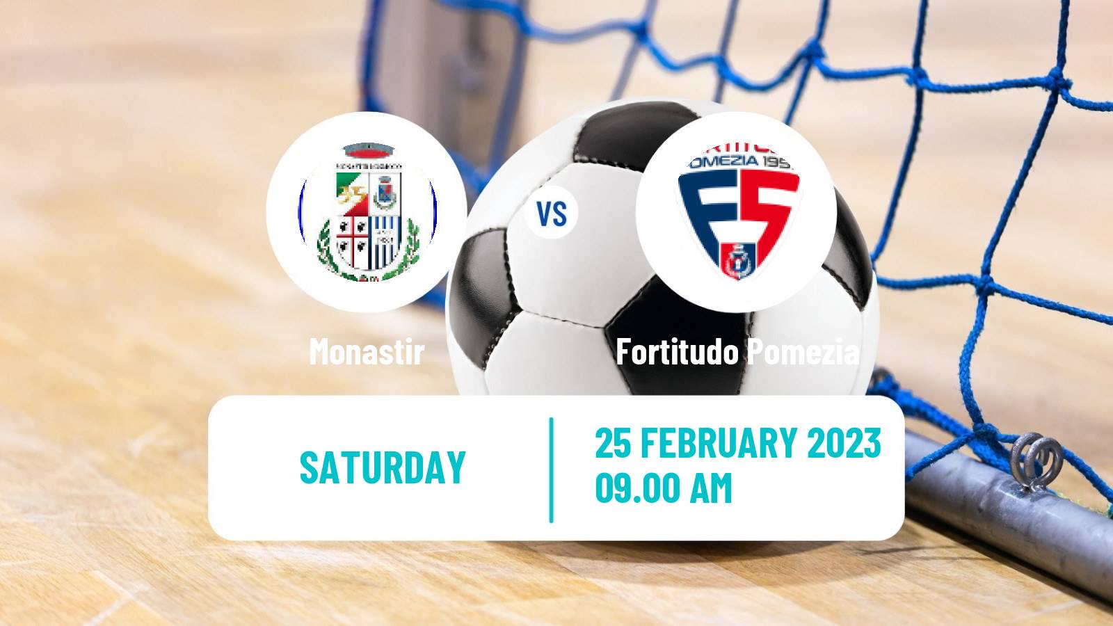Futsal Italian Serie A Futsal Monastir - Fortitudo Pomezia