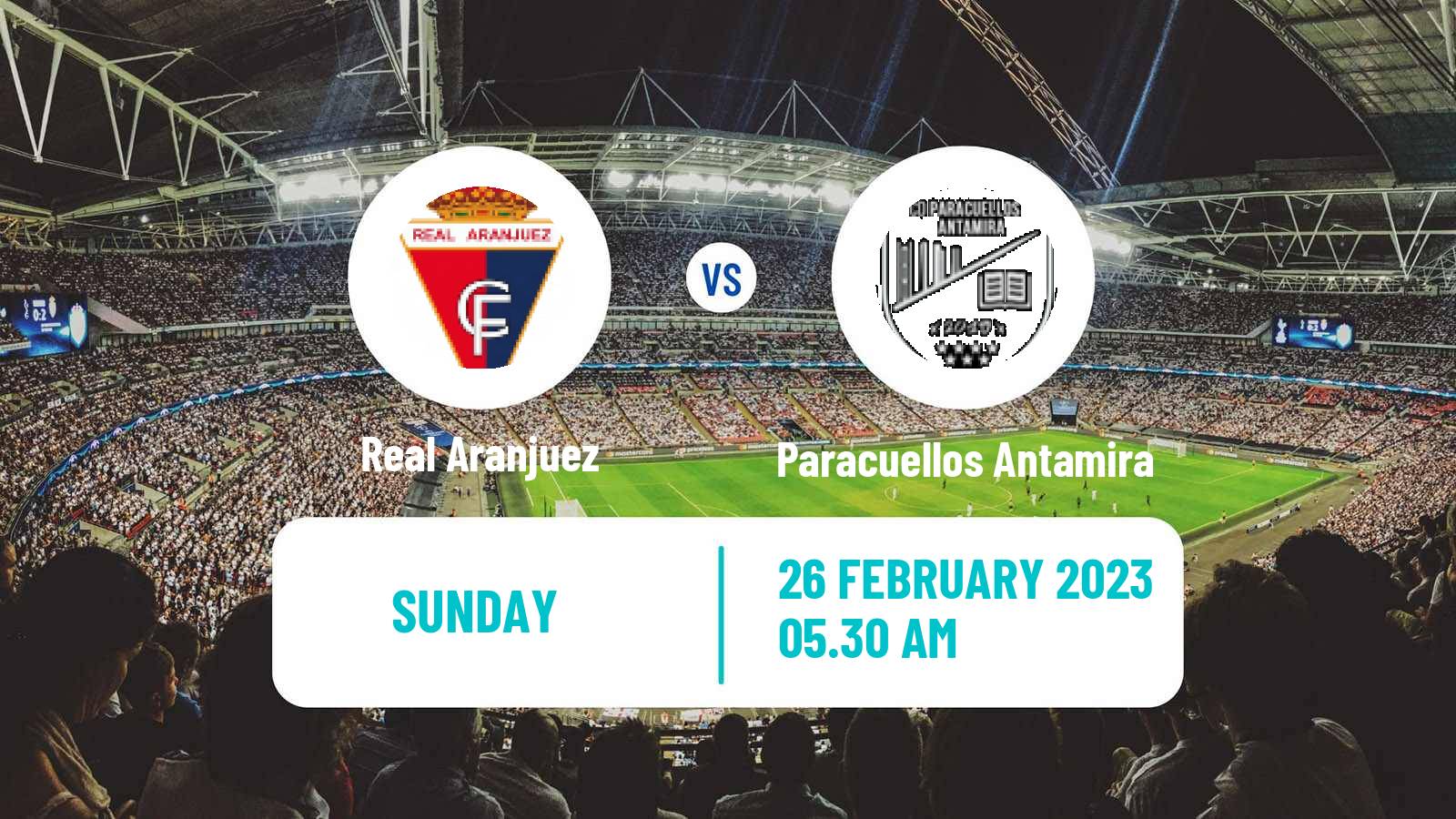 Soccer Spanish Tercera RFEF - Group 7 Real Aranjuez - Paracuellos Antamira
