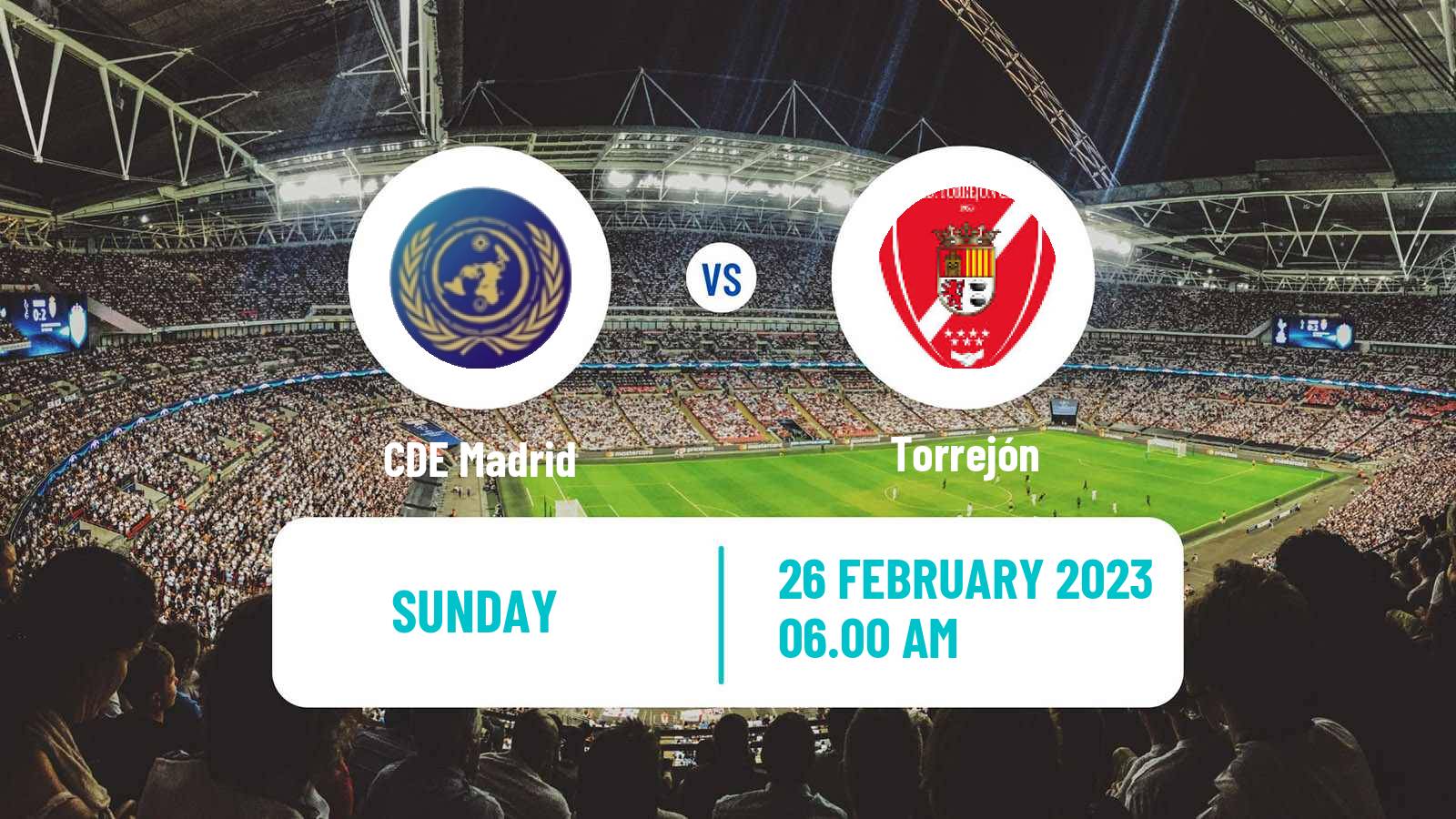 Soccer Spanish Tercera RFEF - Group 7 CDE Madrid - Torrejón