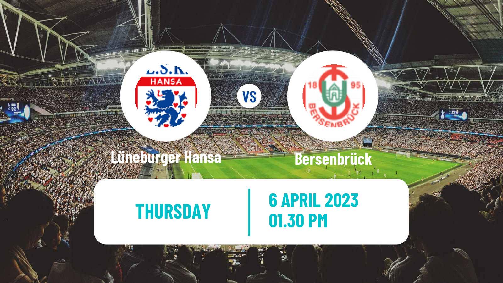 Soccer German Oberliga Niedersachsen Lüneburger Hansa - Bersenbrück