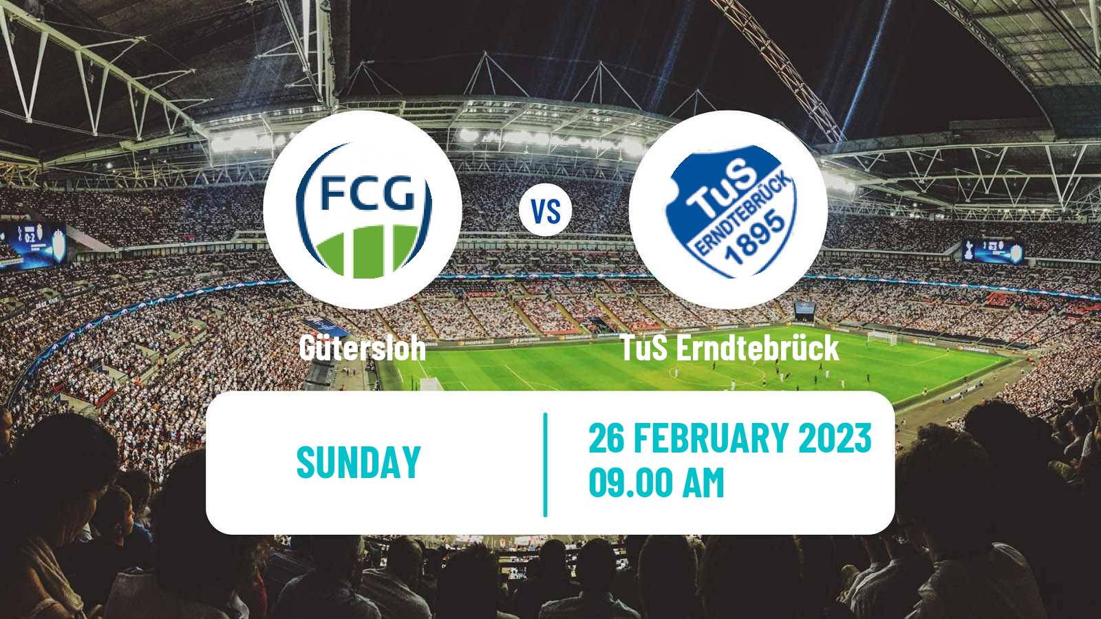 Soccer German Oberliga Westfalen Gütersloh - TuS Erndtebrück