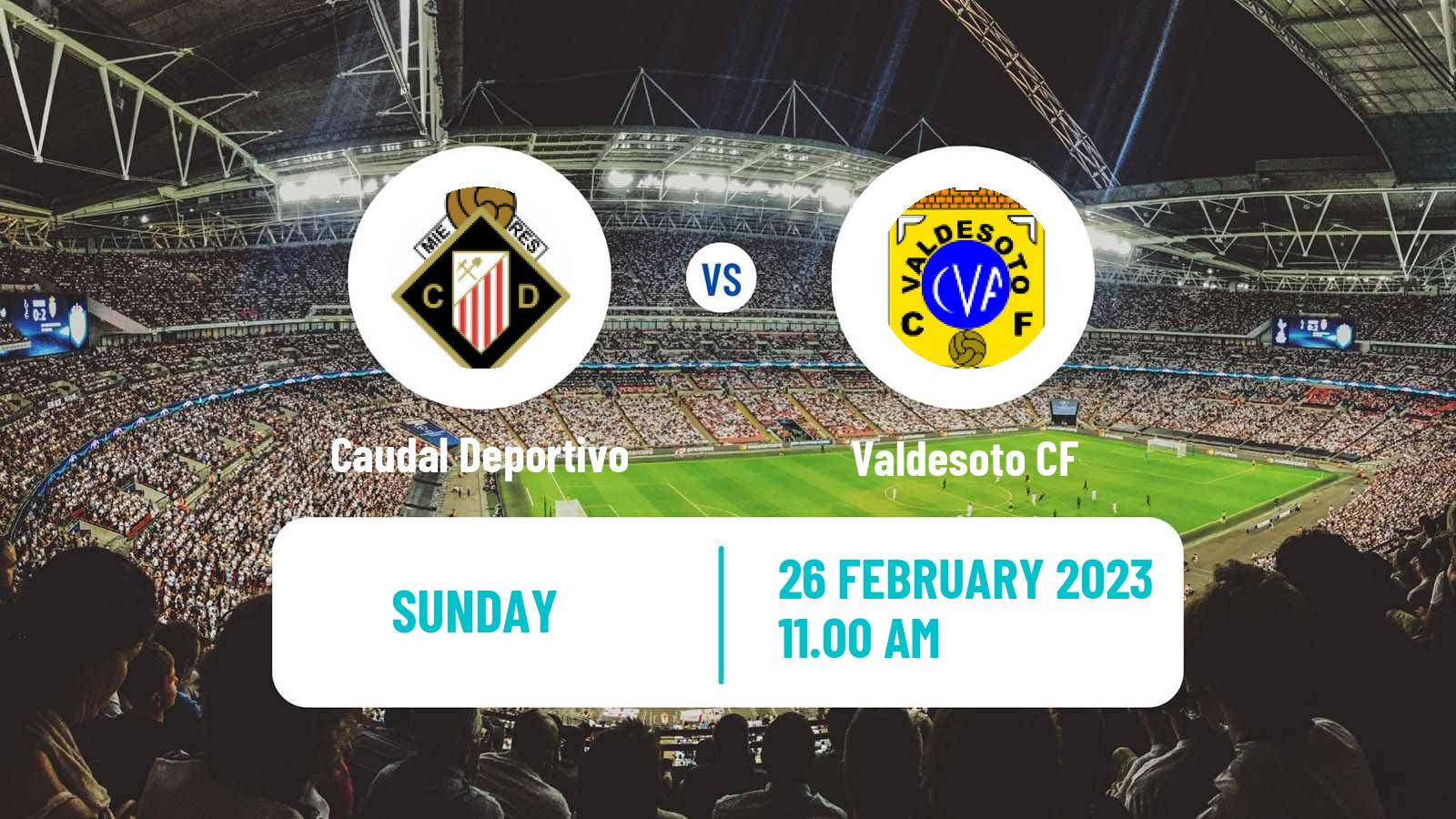 Soccer Spanish Tercera RFEF - Group 2 Caudal Deportivo - Valdesoto