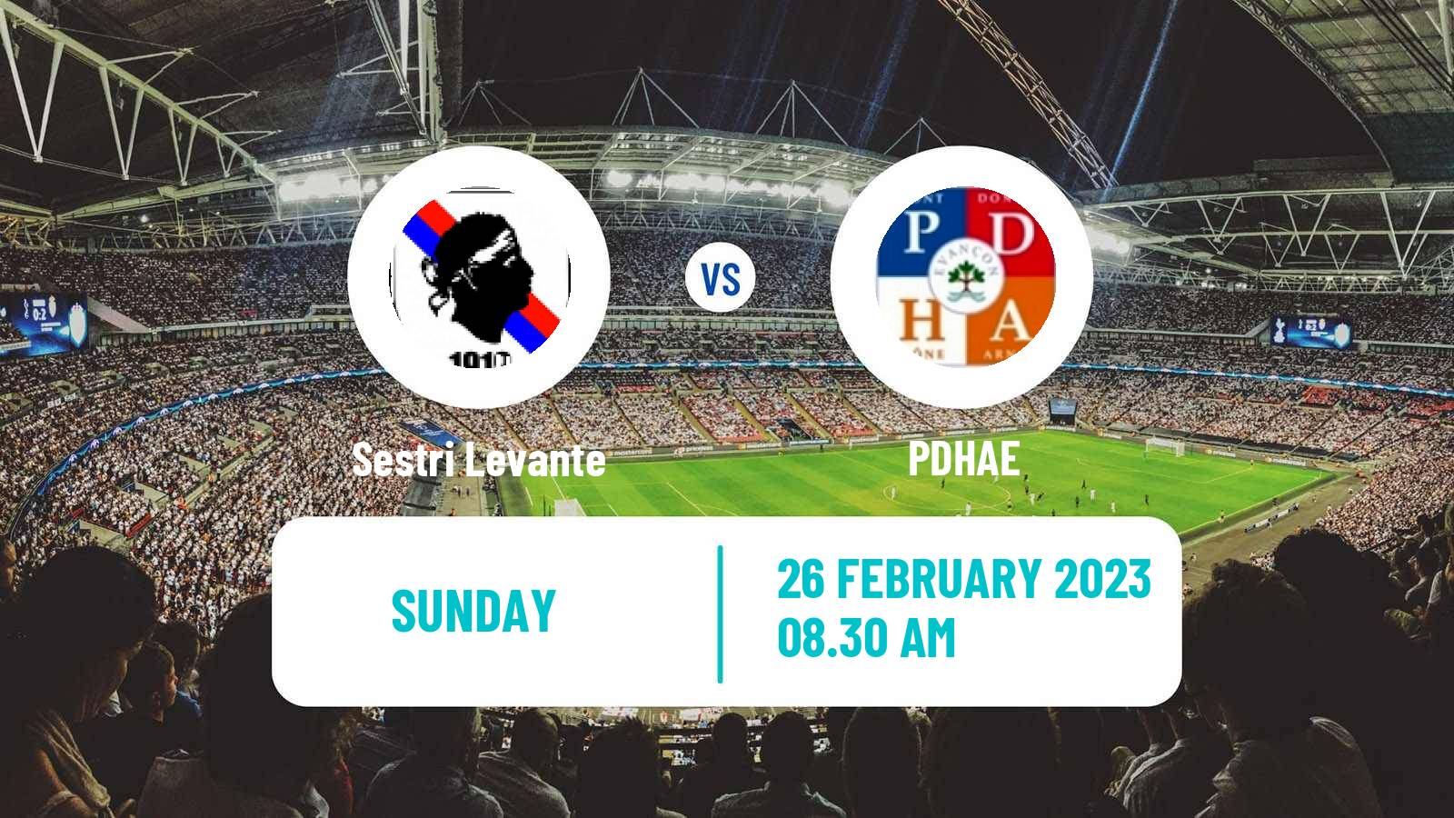 Soccer Italian Serie D - Group A Sestri Levante - PDHAE