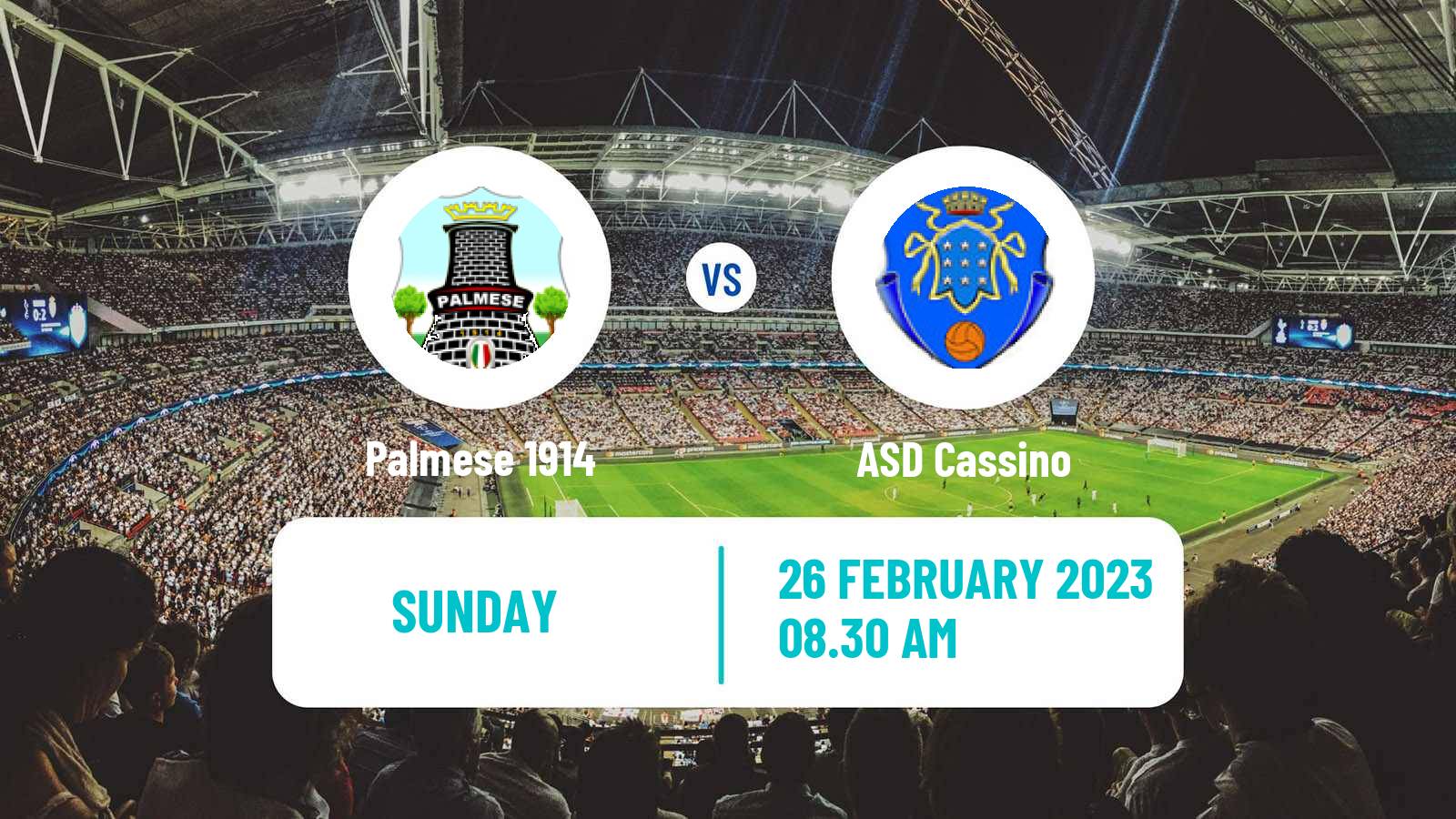 Soccer Italian Serie D - Group G Palmese 1914 - Cassino
