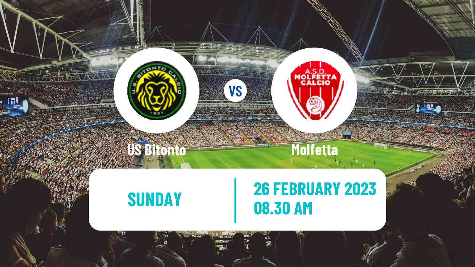 Football Italian Serie D - Group H Bitonto - Molfetta