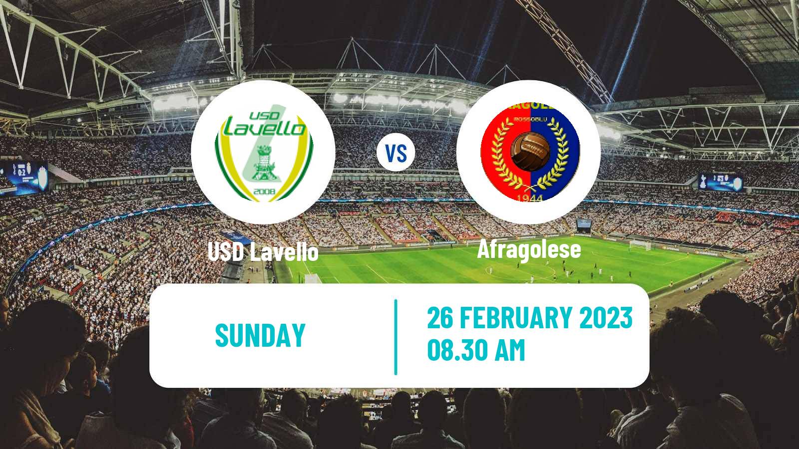 Soccer Italian Serie D - Group H Lavello - Afragolese