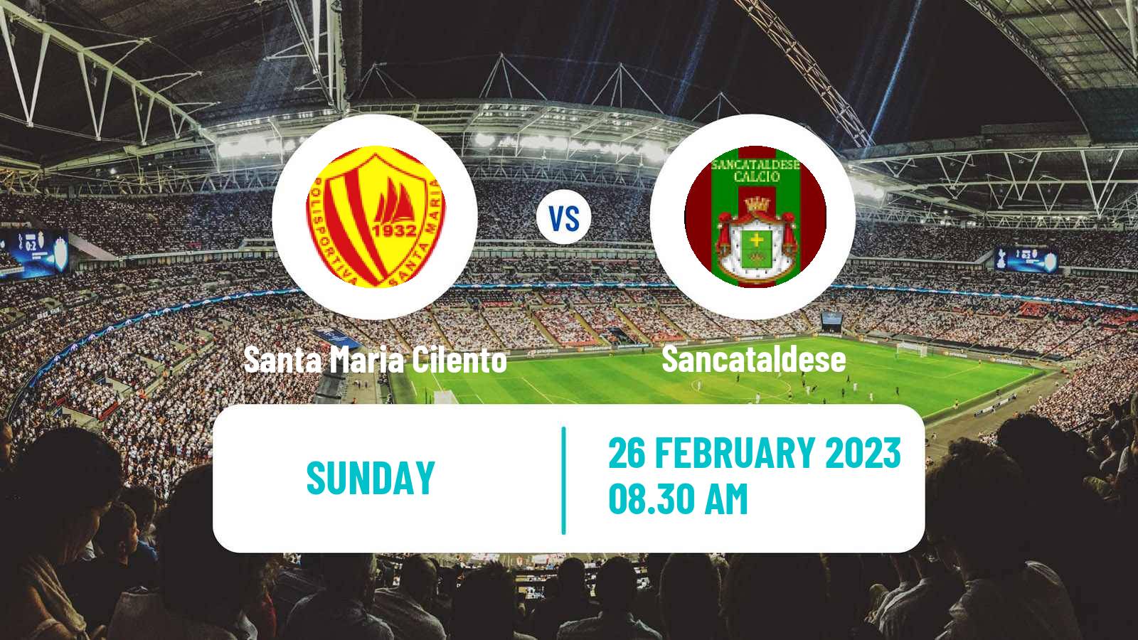 Soccer Italian Serie D - Group I Santa Maria Cilento - Sancataldese