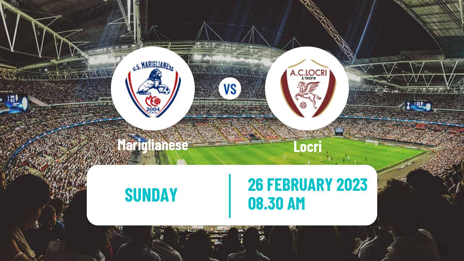 Soccer Italian Serie D - Group I Mariglianese - Locri
