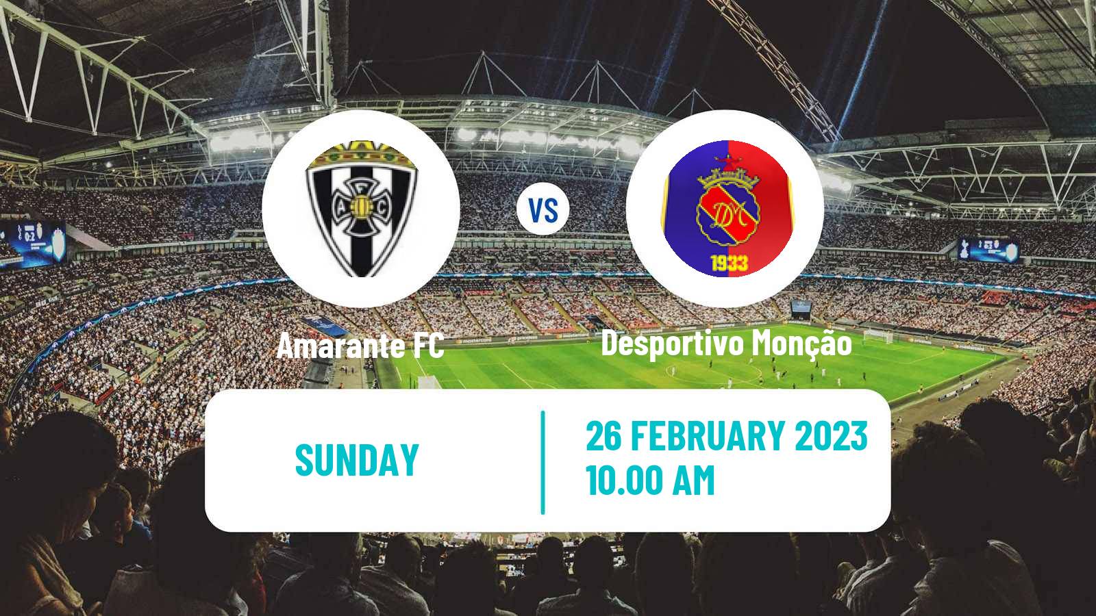 Soccer Campeonato de Portugal Amarante - Desportivo Monção