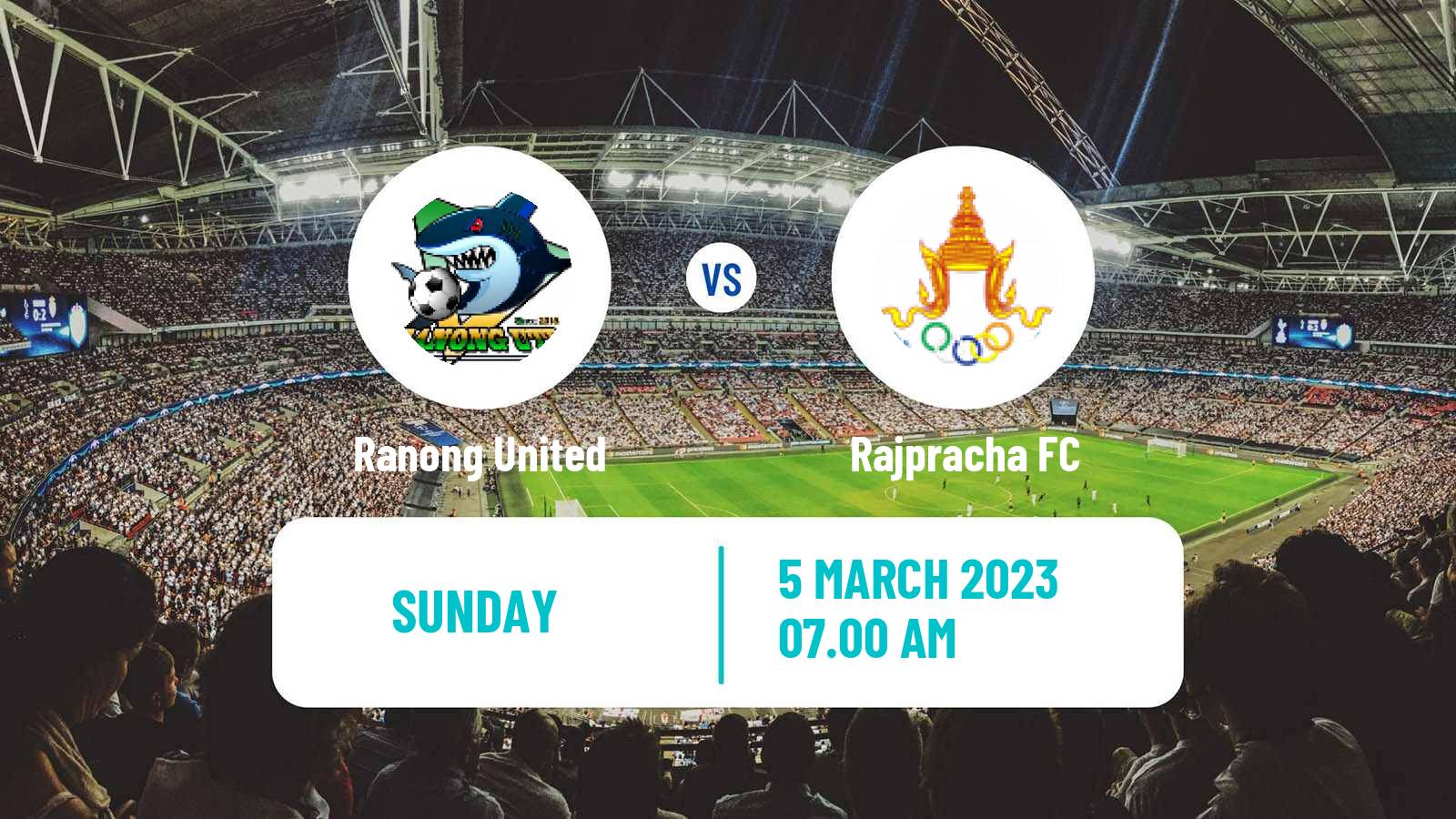 Soccer Thai League 2 Ranong United - Rajpracha