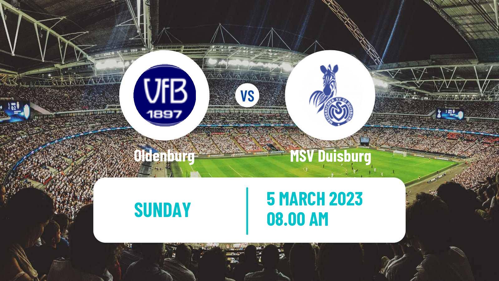Soccer German 3 Bundesliga Oldenburg - Duisburg