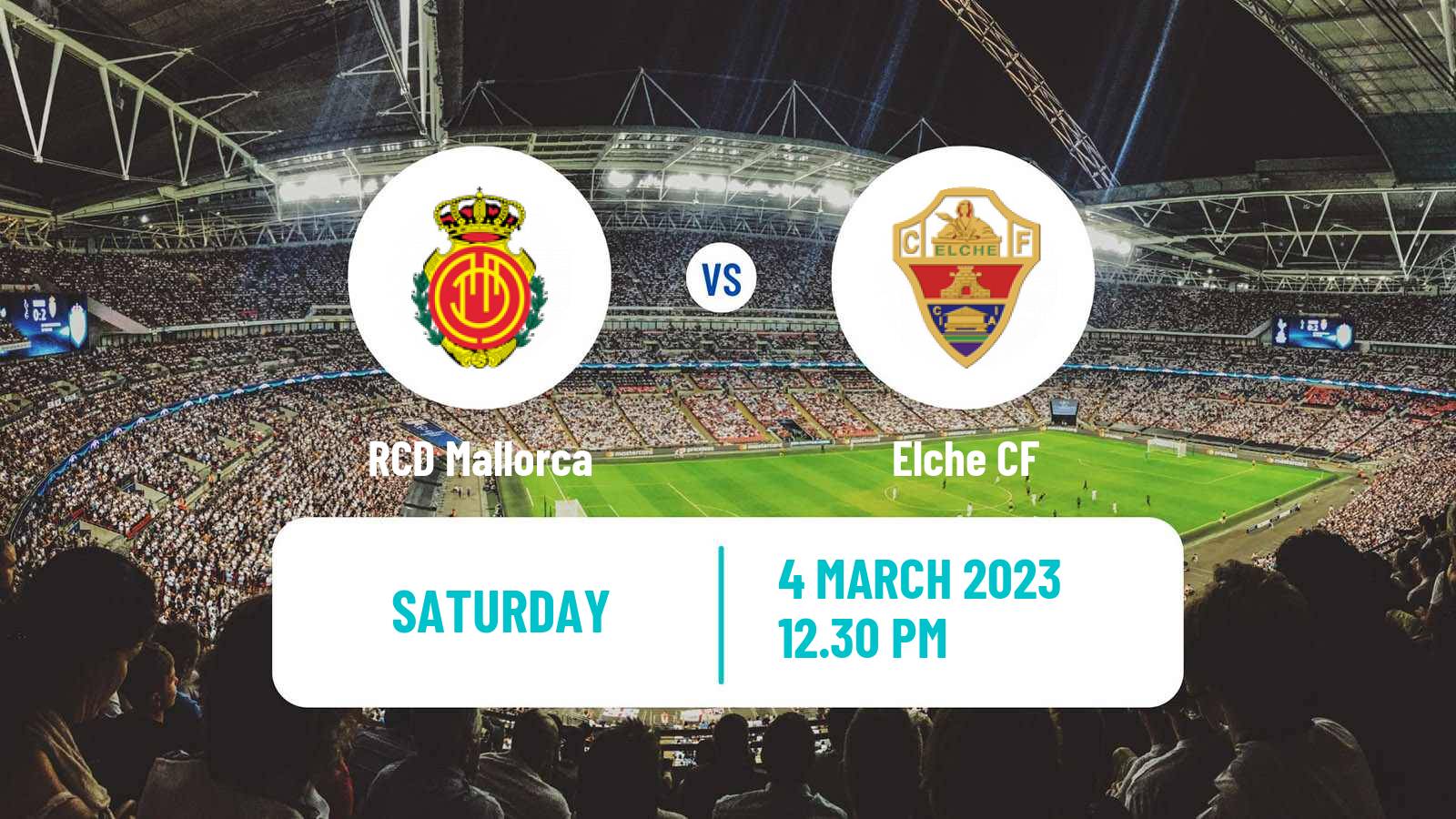 Soccer Spanish LaLiga Mallorca - Elche