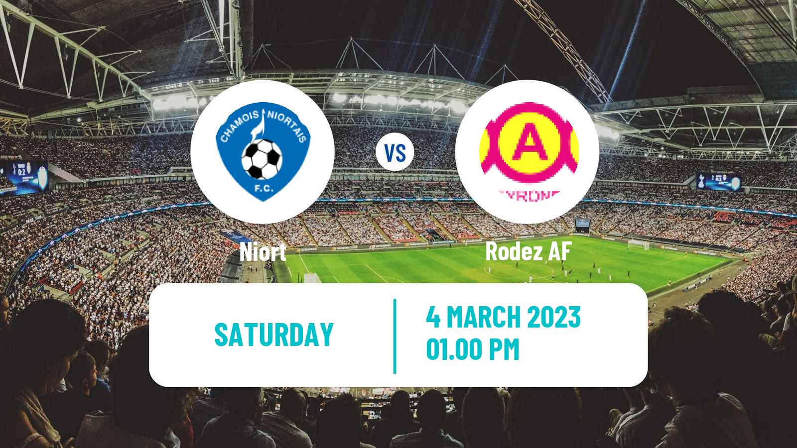 Soccer French Ligue 2 Niort - Rodez